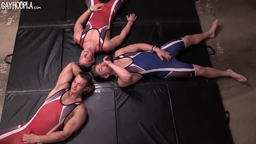 Colt Mclaire with Tyler Hanson and Daniel Carter – Wrestling Buddies Jerk OFF